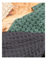 Chunky Waffle Kitchen Towel 2 Pk - Olive