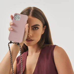 Dusty Pink Crossbody Phone Case