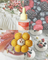 Summer Berry Pavlova - Felt Air Freshener with Christmas Charm