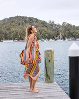 Casablanca Stripe Terry Oversized Beach Bag