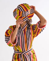 Casablanca Stripe Terry Beach Hat