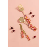 Capri Flower Salad Servers