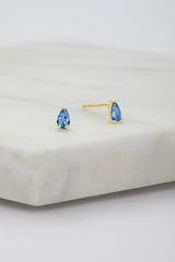 Abigail Stud Earring - Sapphire