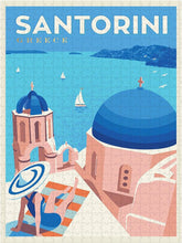 Load image into Gallery viewer, Jigsaw Puzzle in a Tube - Santorini
