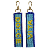 Dolce Vita Beaded Keychain