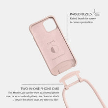 Load image into Gallery viewer, Dusty Pink Crossbody Phone Case

