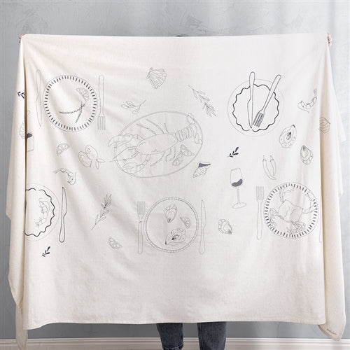 Feast Table Cloth Flax