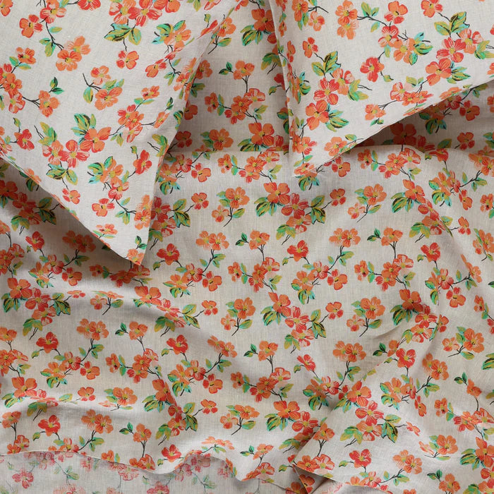 Elma Floral Flat Sheet