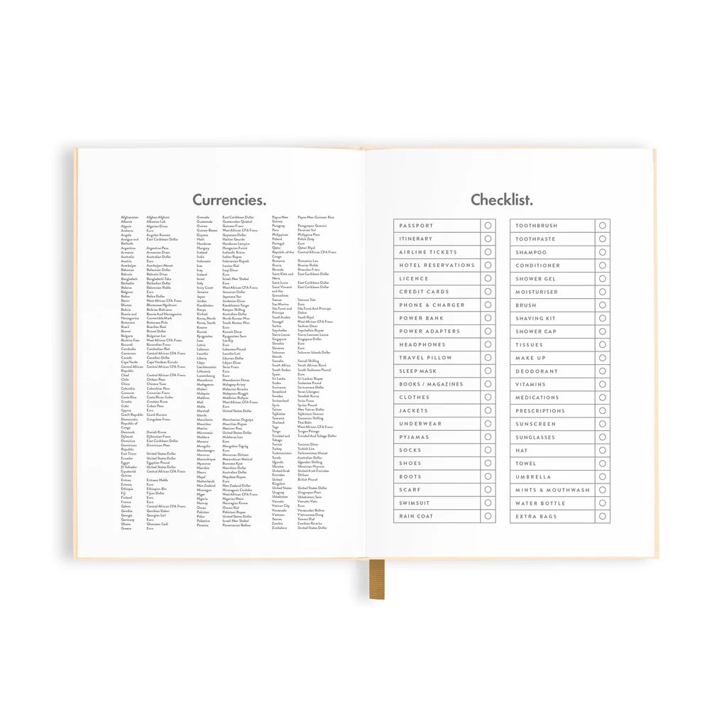 The Traveller Mini Travel Diary - Tiny Palms
