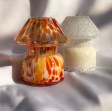 Load image into Gallery viewer, Mushroom Candle Lamp Dark Orange
