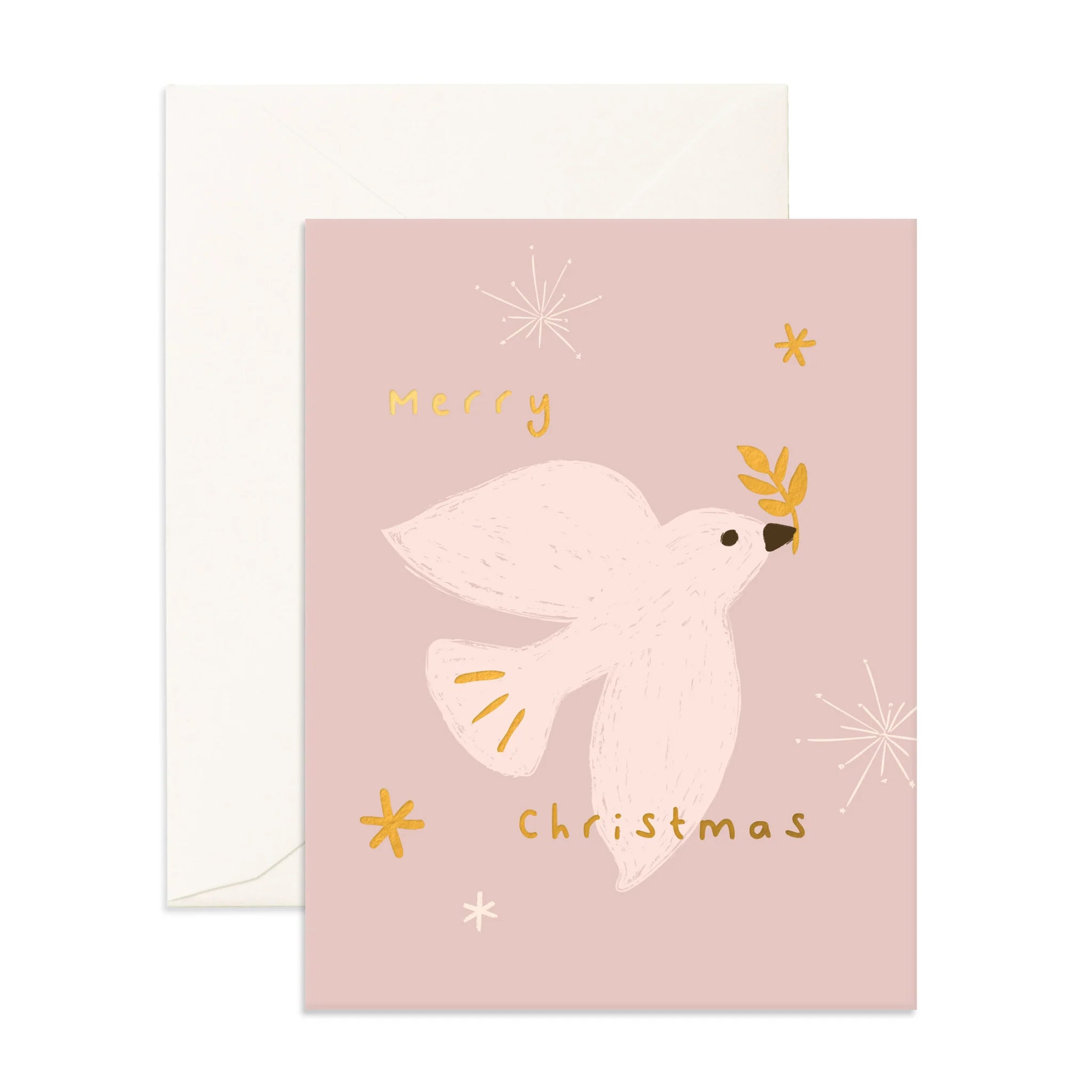 Christmas Dove Greeting Card
