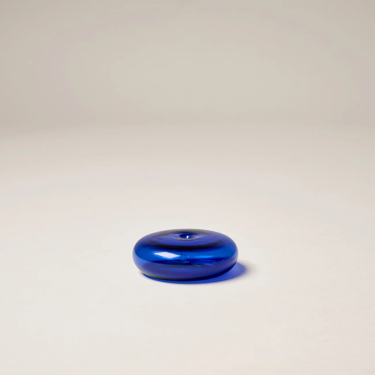 Glass Vessel Incense Holder - COBALT