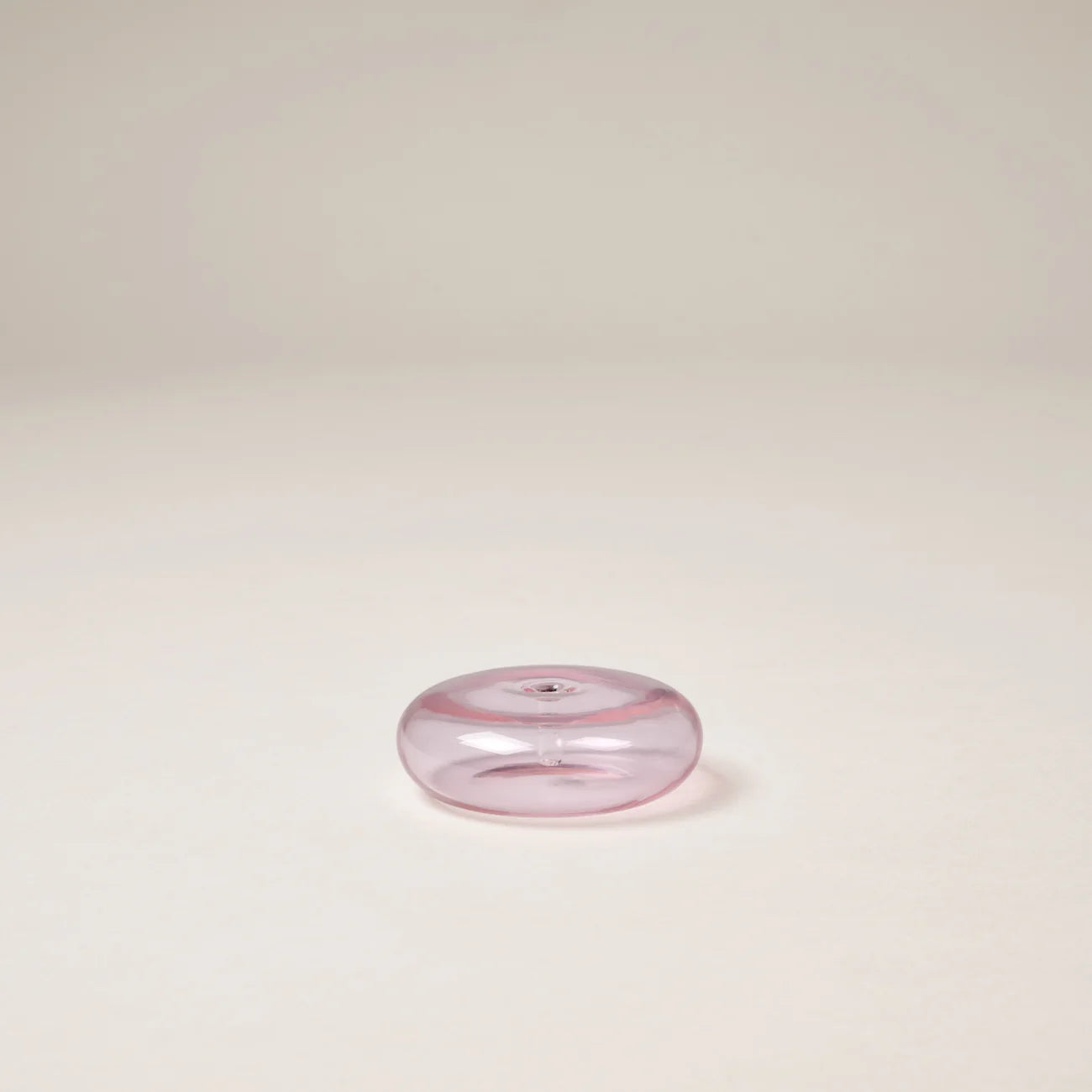 Glass Vessel Incense Holder - Pink