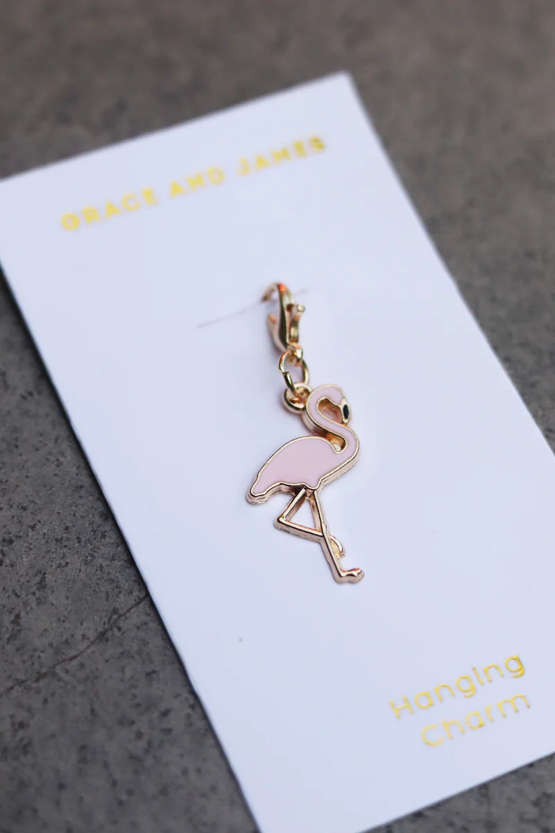 Hanging Charm Flamingo