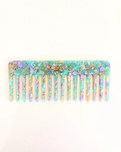 Wide Tooth Comb in Seafoam Green