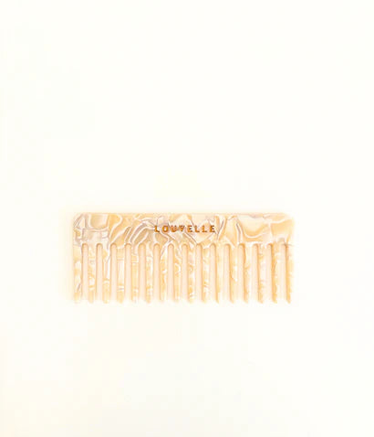 Wide Tooth Comb in Buttercream