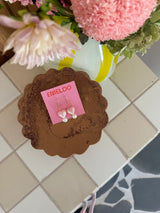 Pink and Red with Pearl Heart Earrings