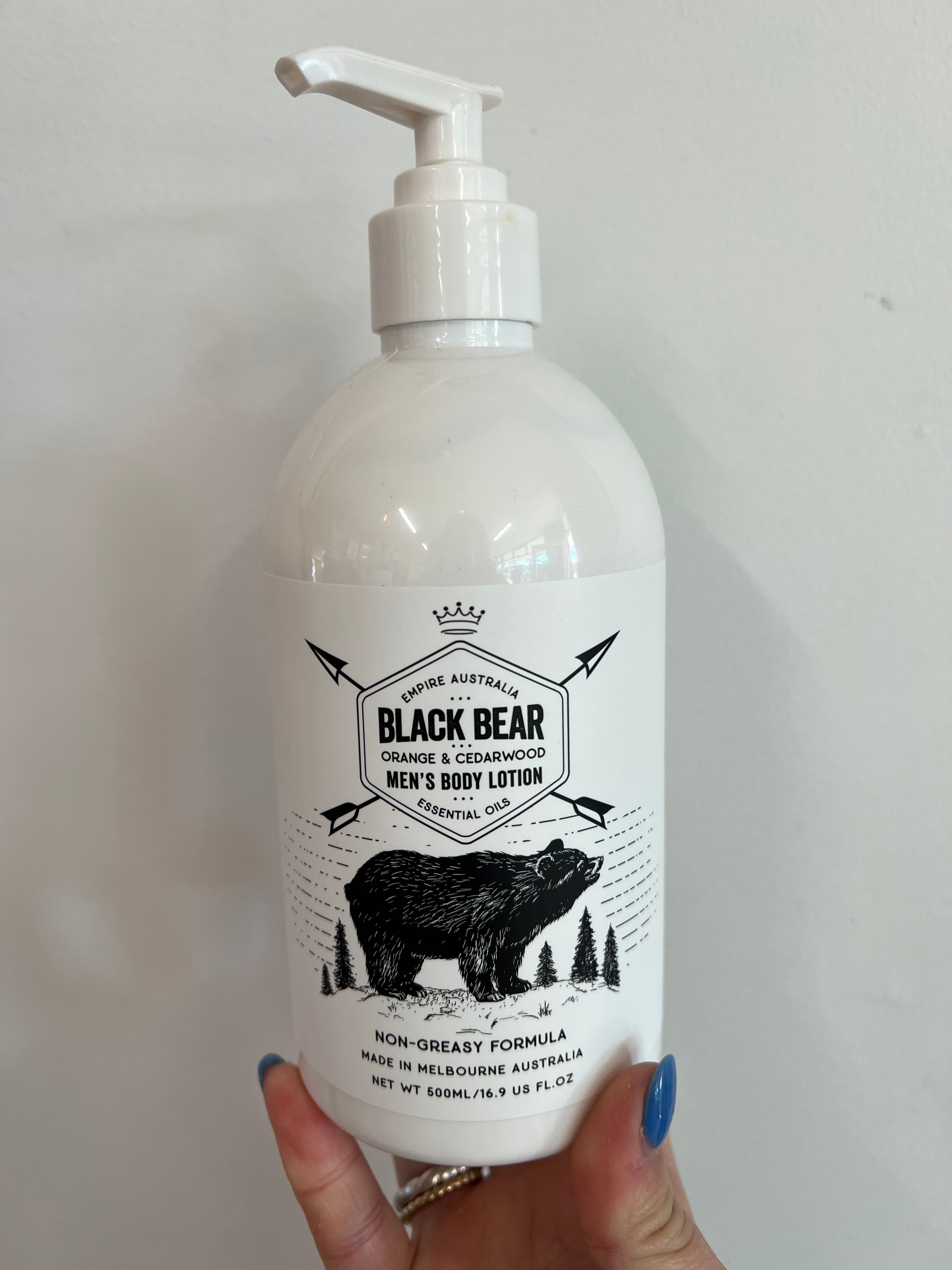 Black Bear Orange & Cedarwood Body Lotion