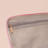 Burgundy Stripe Large Lunch Bag