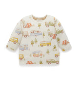 Basic Long Sleeve Tee Long Weekend Print