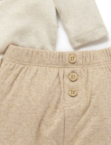 Bunny 2 Piece Set Wheat Melange