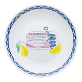 Positano Round Serve Plate Anchovies 30cm