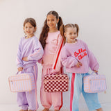Powder Stripe Large Lunch Bag