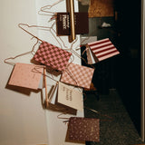 2026 A5 Vertical Planner - Burgundy Stripe