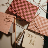 2026 A5 Vertical Planner - Rose Check