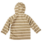 Colour change Stripe Raincoat - Chestnut