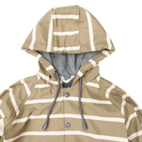 Colour change Stripe Raincoat - Chestnut