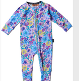 Bunch Of Fun Organic Long Sleeve Zip Romper