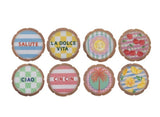 Capri Summer Coaster Set – Set of 4
