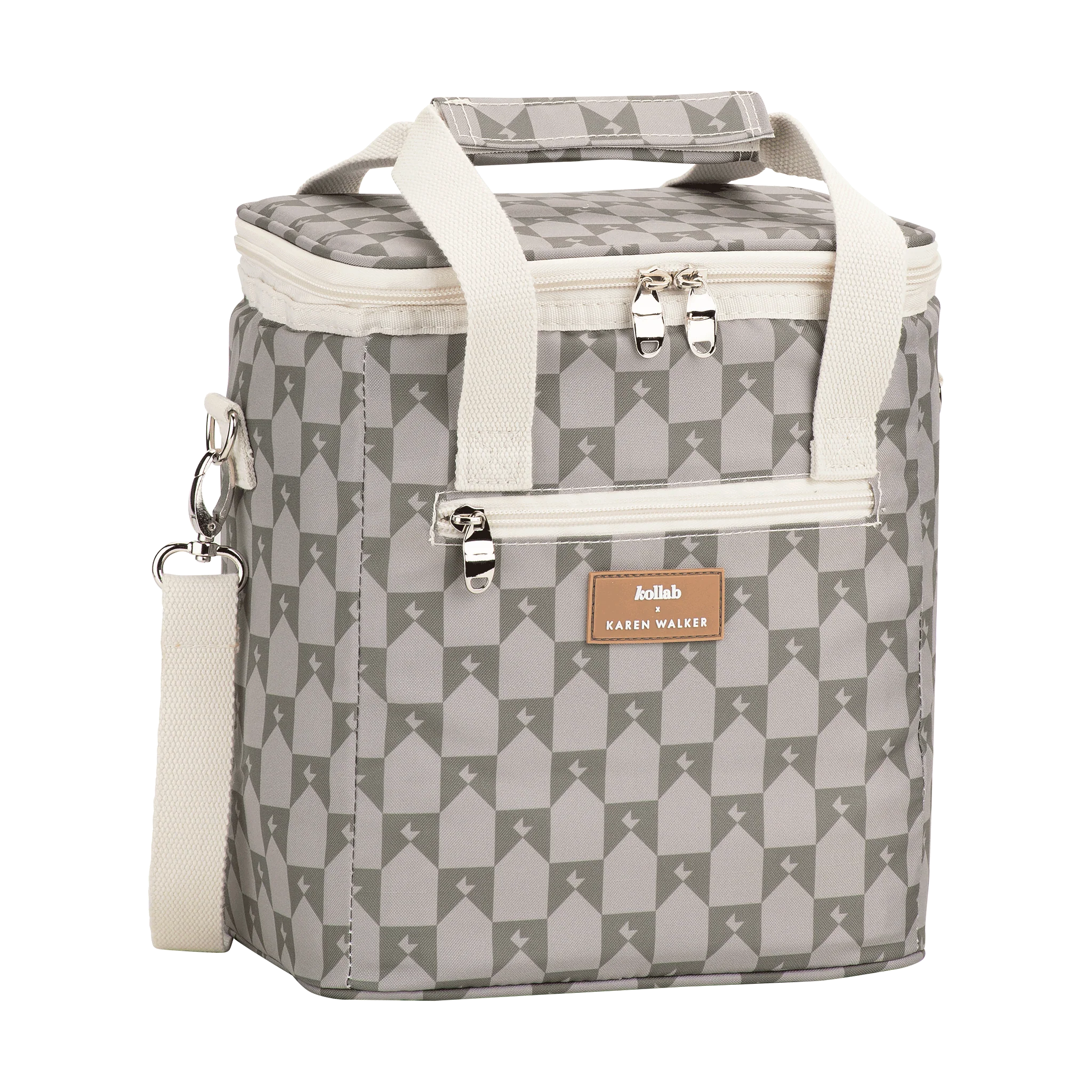 Mini Cooler Kollab x Karen Walker Sage Monogram
