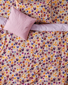 Pansy Organic Cotton Quilt Cover King Single-Double