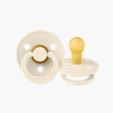 Colour Round Pacifier - Ivory - (2pk)