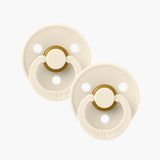 Colour Round Pacifier - Ivory - (2pk)