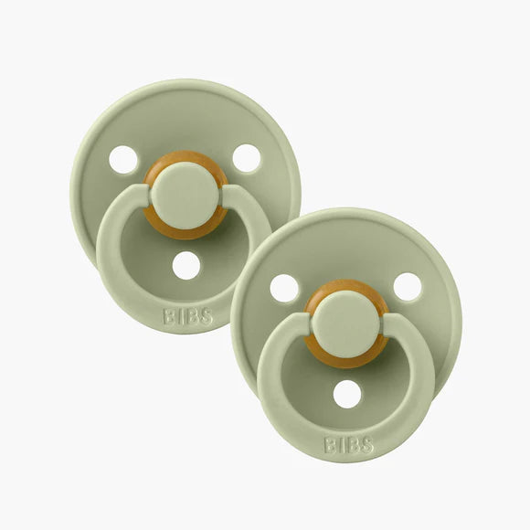 Colour Round Pacifier - Sage - (2pk)