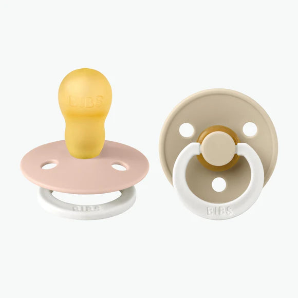 Colour Round Pacifier Glow - Blush/Vanilla - (2pk)