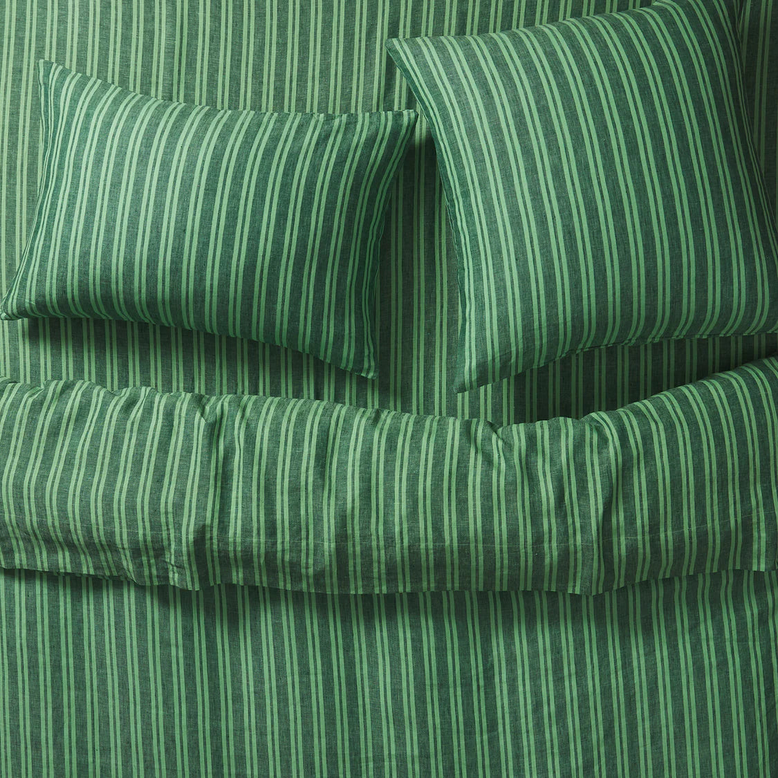 Nadine Linen Fitted Sheets - Forest....Last one available King