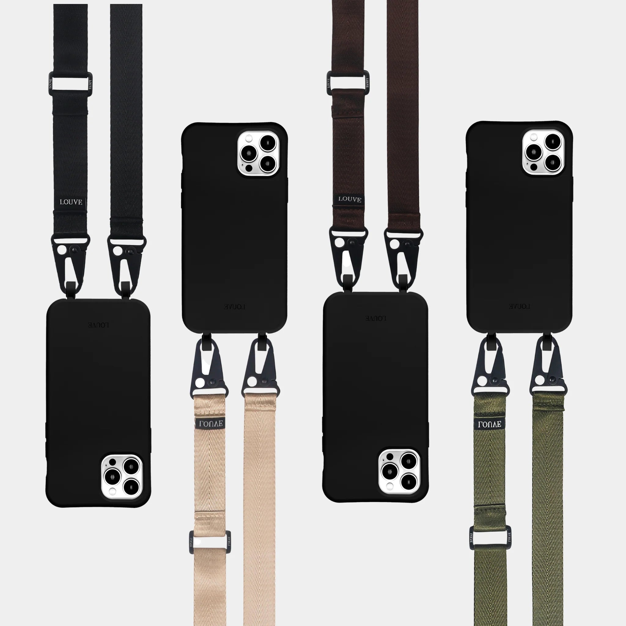 Cacao Brown Crossbody Phone Lanyard