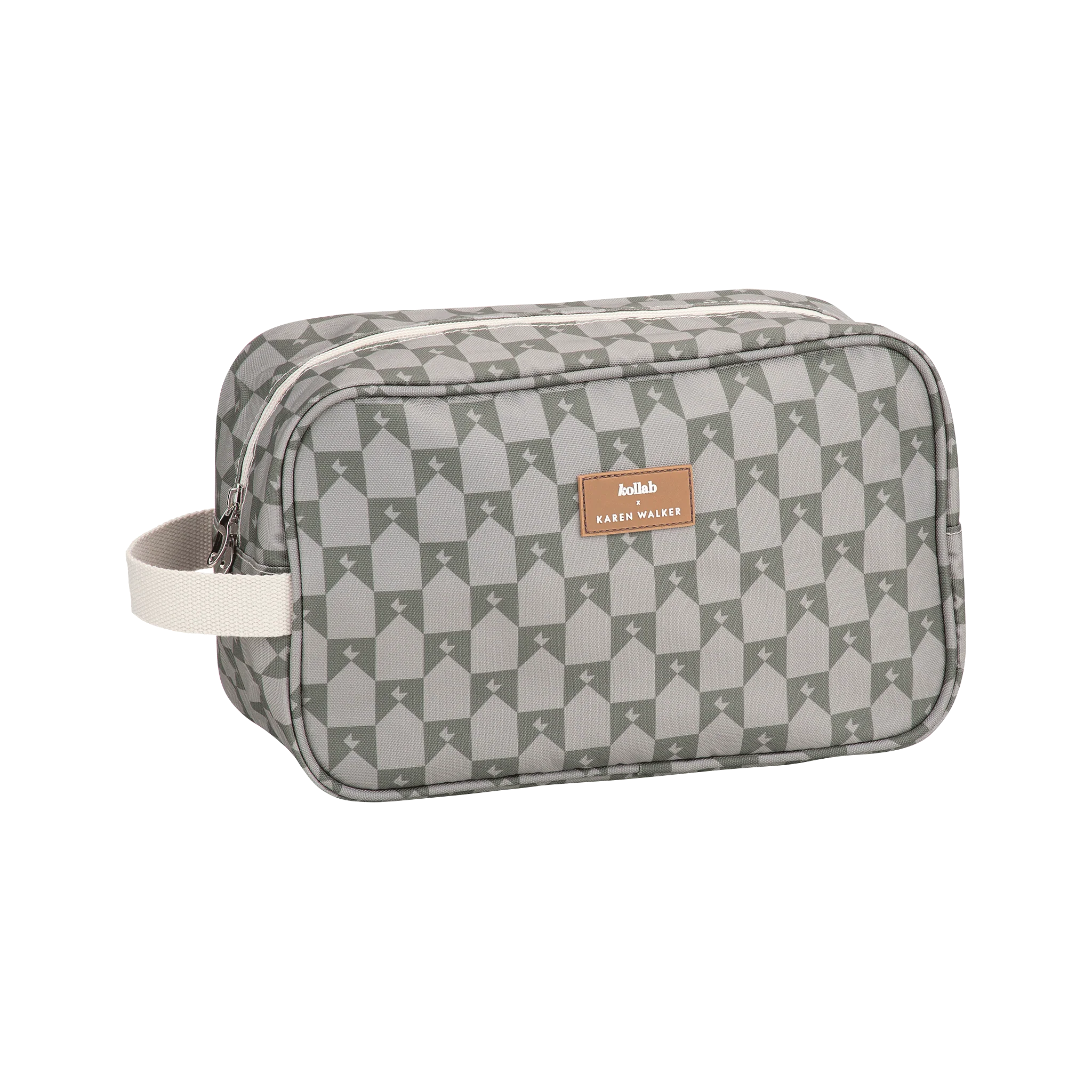 Travel Bag Kollab x Karen Walker Sage Monogram