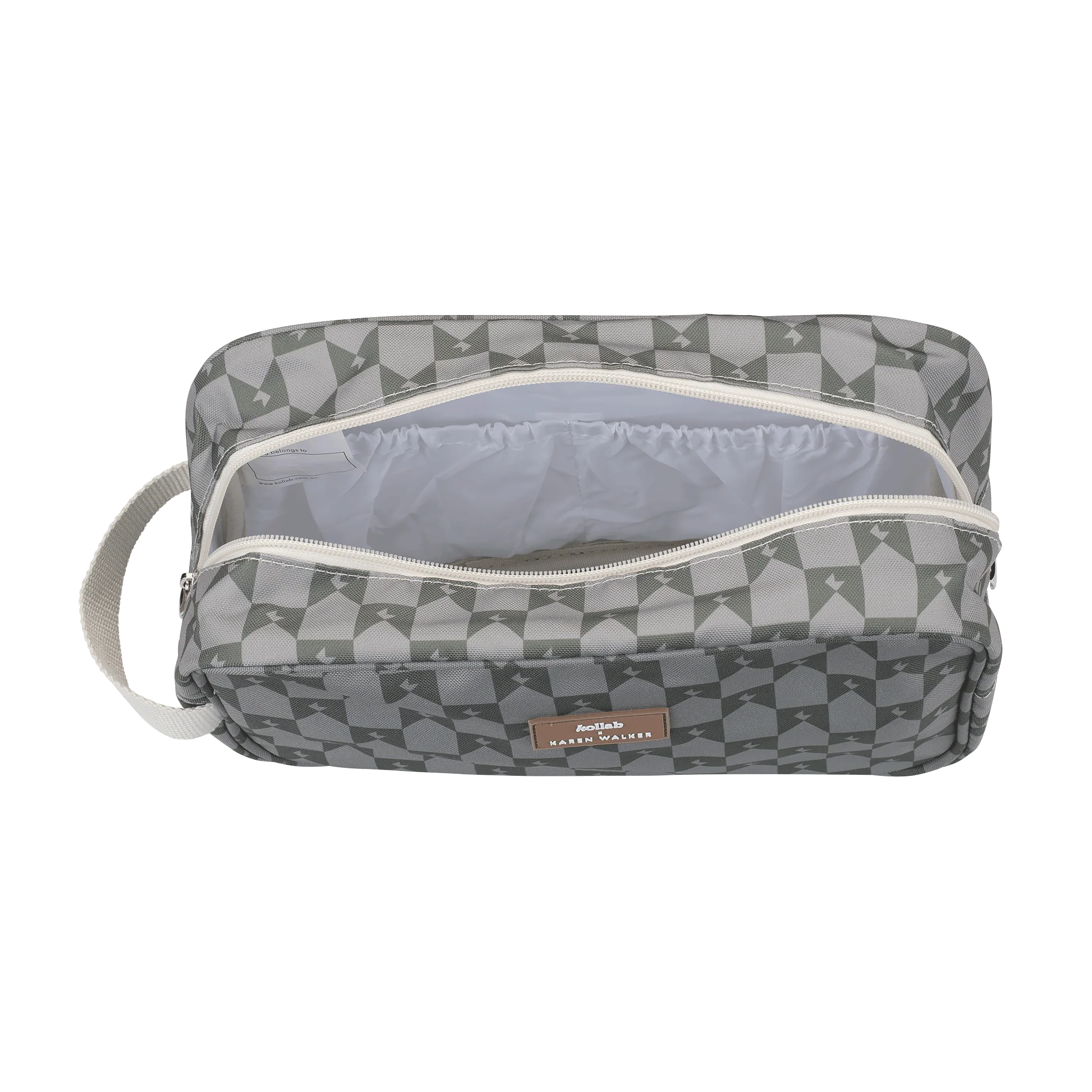 Travel Bag Kollab x Karen Walker Sage Monogram