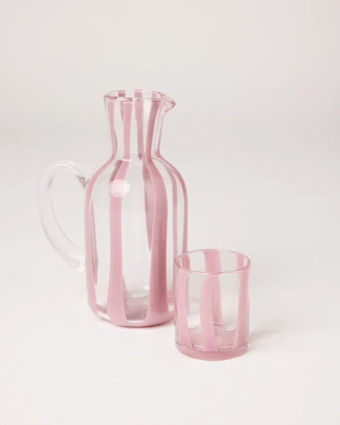 Oink Stripe Tumbler Glass 2P Set