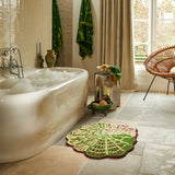 Claudelle Bath Mat - Garnet