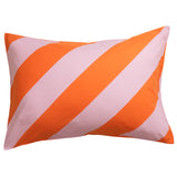 Clarice Cotton Pillowcase Set - Flame