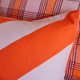 Clarice Cotton Pillowcase Set - Flame