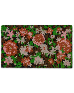 Dreamy Floral Coir Door Mat