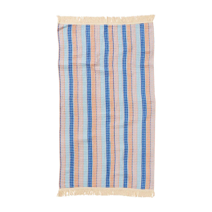 Kanti Waffle Towel - Ultramarine