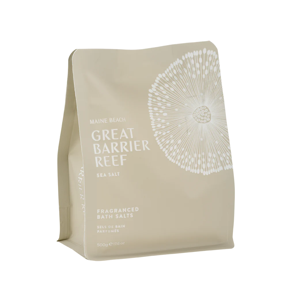 Great Barrier Reef Sea Salt - Fragranced Bath Salts Pouch 500g